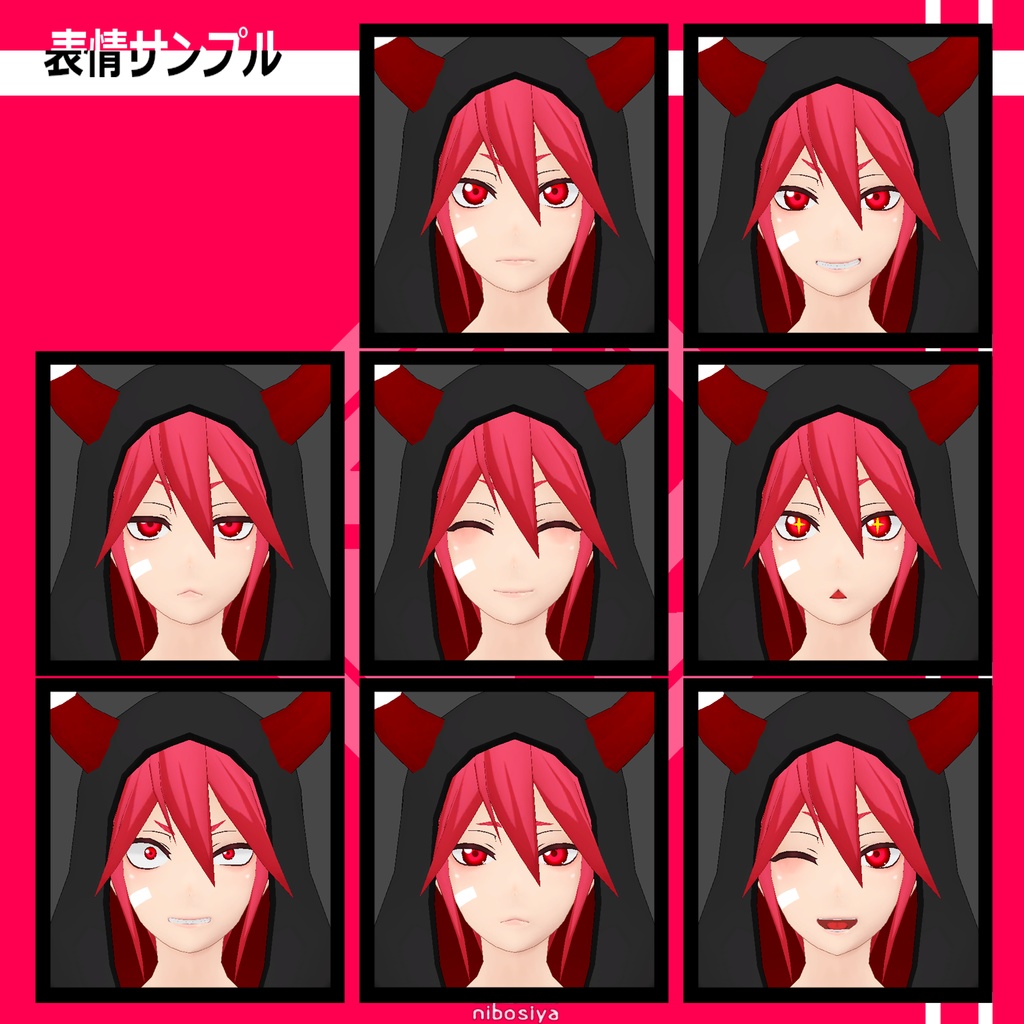 ローポリ男子 ハヅキVer2.1 オリジナル3Dモデル