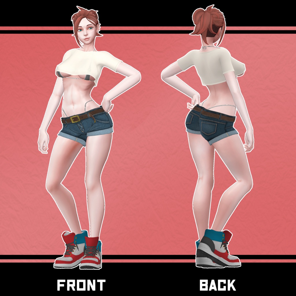 ZIZI_Ver1.1(健全版) オリジナル3Dモデル