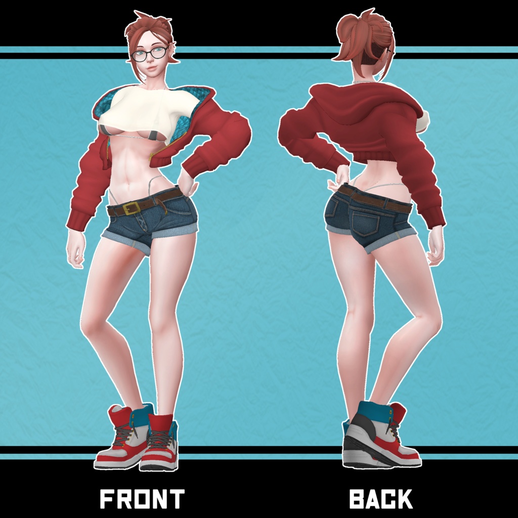 ZIZI_Ver1.1(健全版) オリジナル3Dモデル