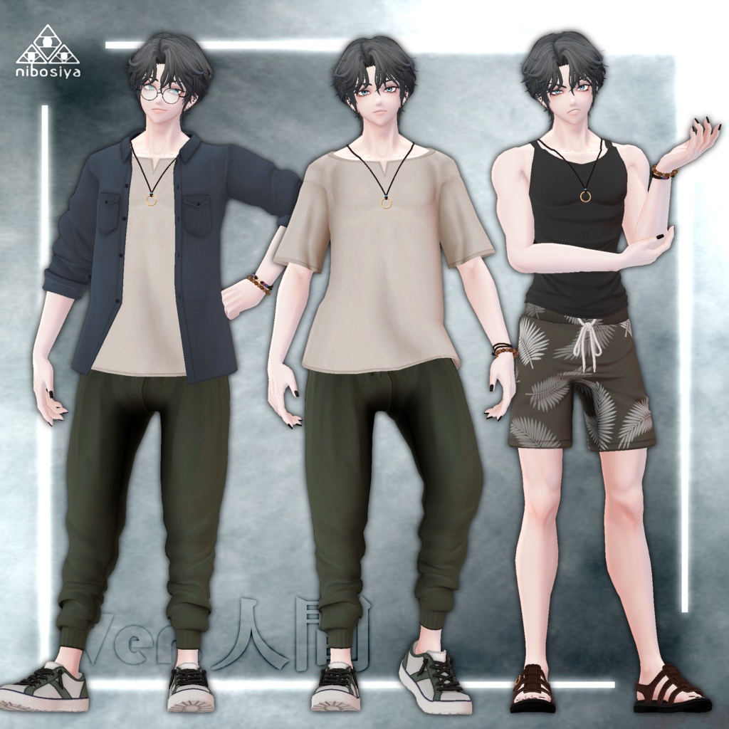 霧雨-KIRISAME-_Ver.3.0 オリジナル3Dモデル