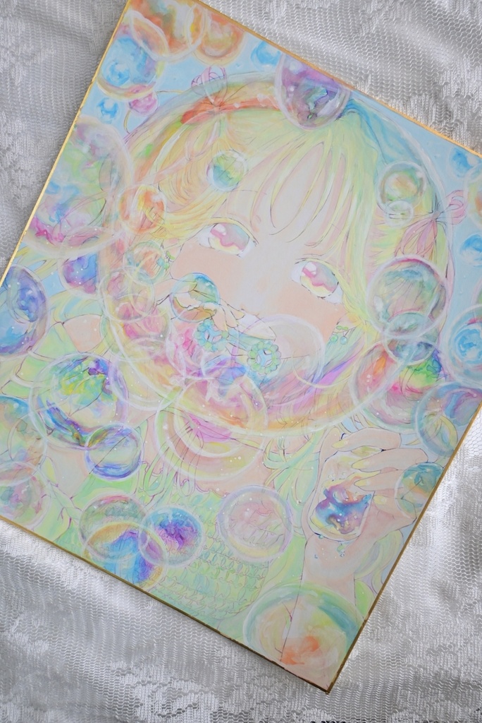 原画色紙「夢幻彩」