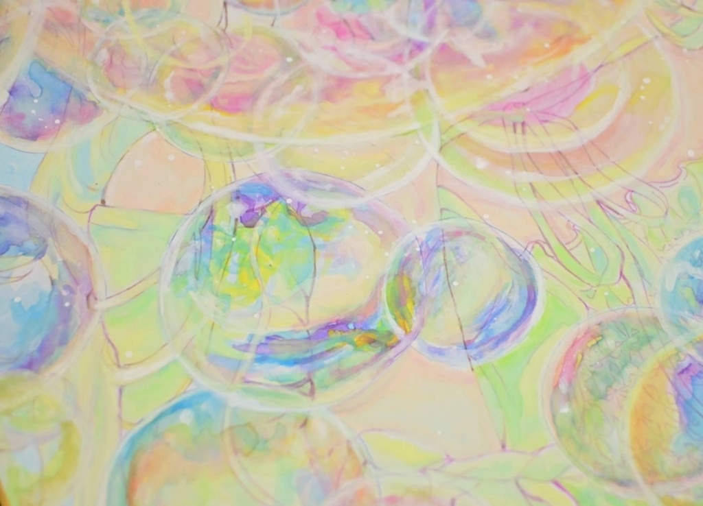 原画色紙「夢幻彩」