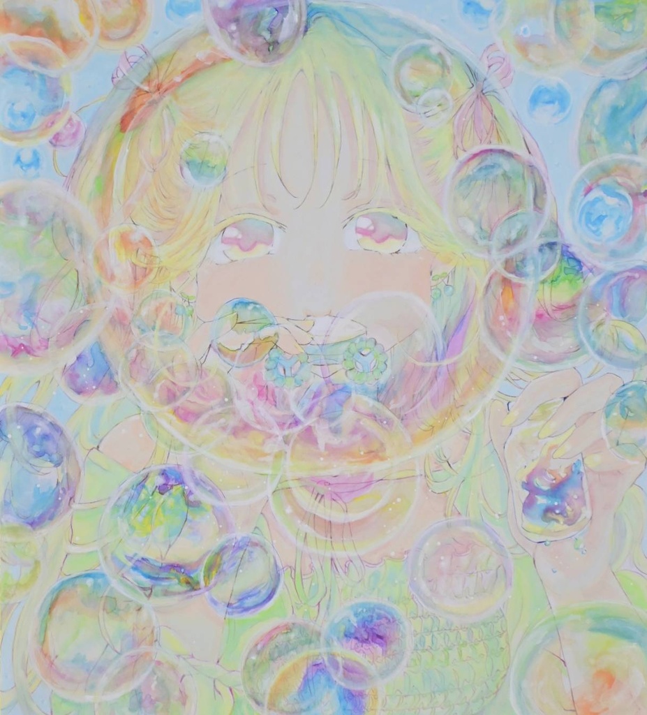 原画色紙「夢幻彩」