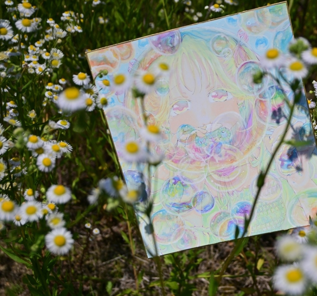 原画色紙「夢幻彩」