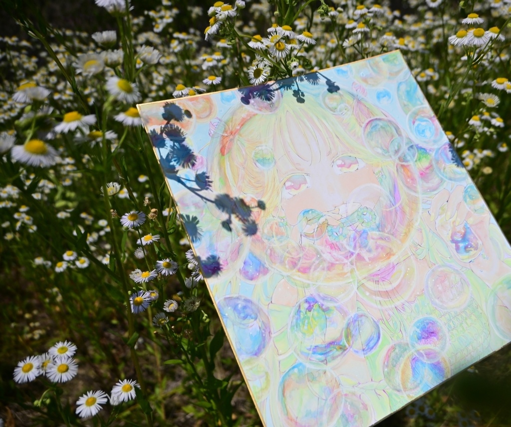 原画色紙「夢幻彩」