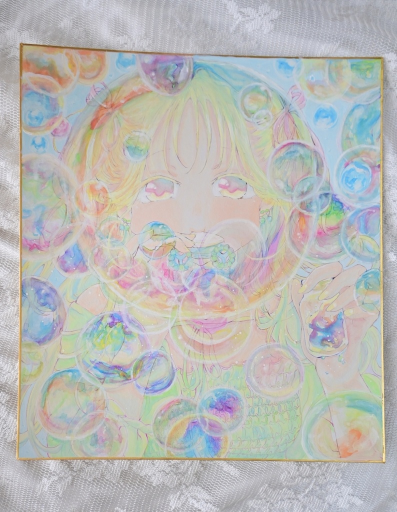 原画色紙「夢幻彩」