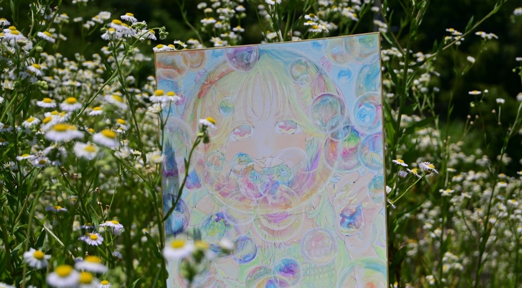 原画色紙「夢幻彩」