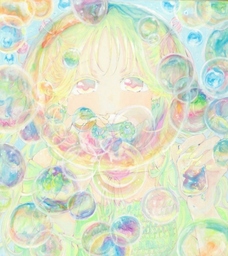 原画色紙「夢幻彩」