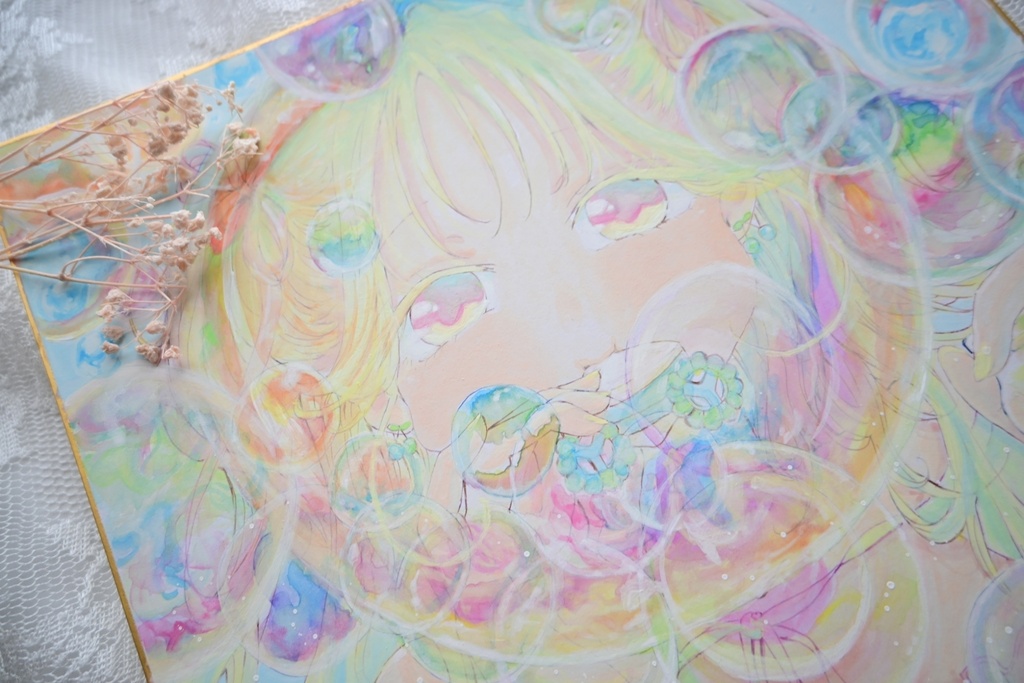 原画色紙「夢幻彩」