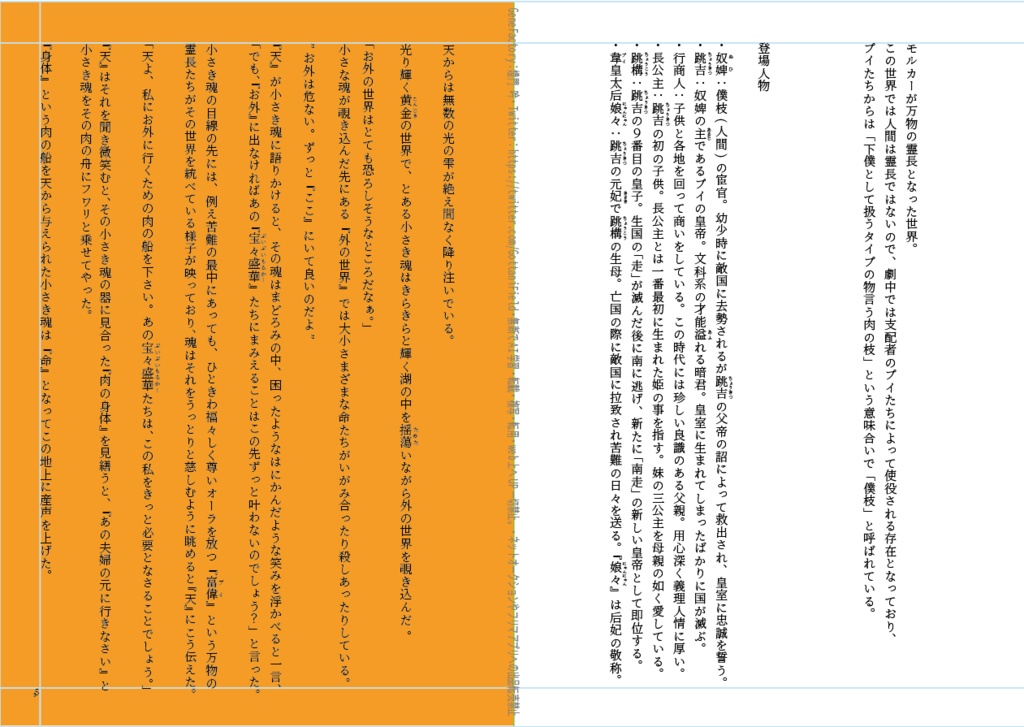小説・プイの帝と人間の奴婢