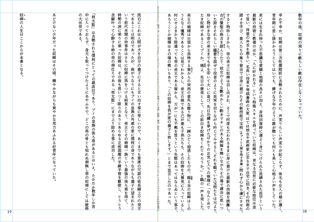 小説・プイの帝と人間の奴婢