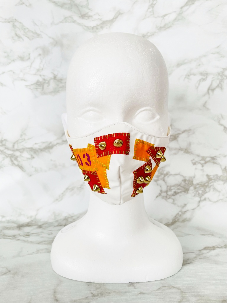 D.I.Y.ツギハギマスク White