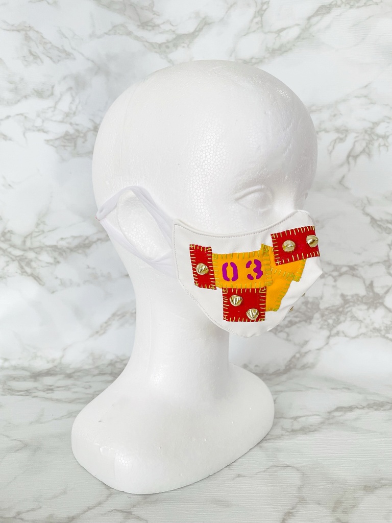 D.I.Y.ツギハギマスク White