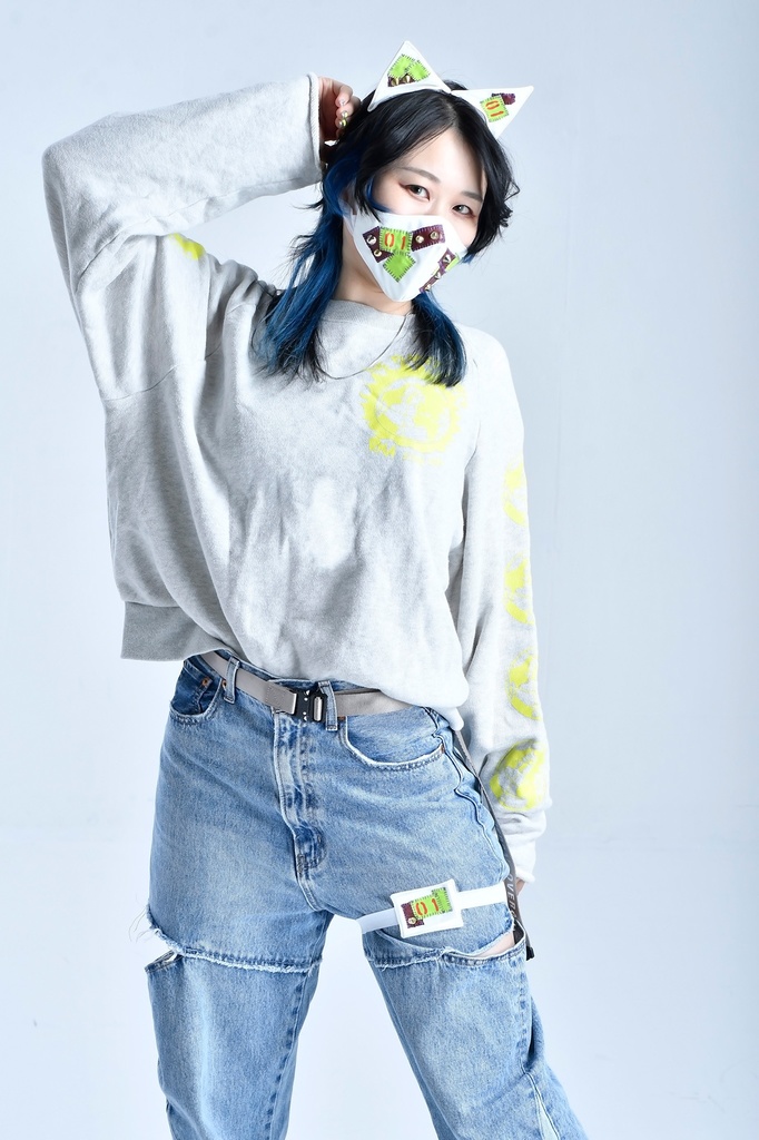 D.I.Y.ツギハギマスク White