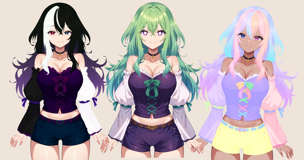 【Live2D】Garden Druid Girl, Live2D Premade Vtuber Model, Rigged Vtuber Model,PNGTuber,Cute, Fox,Cat,Chibi, Instant Download, Commercial Use