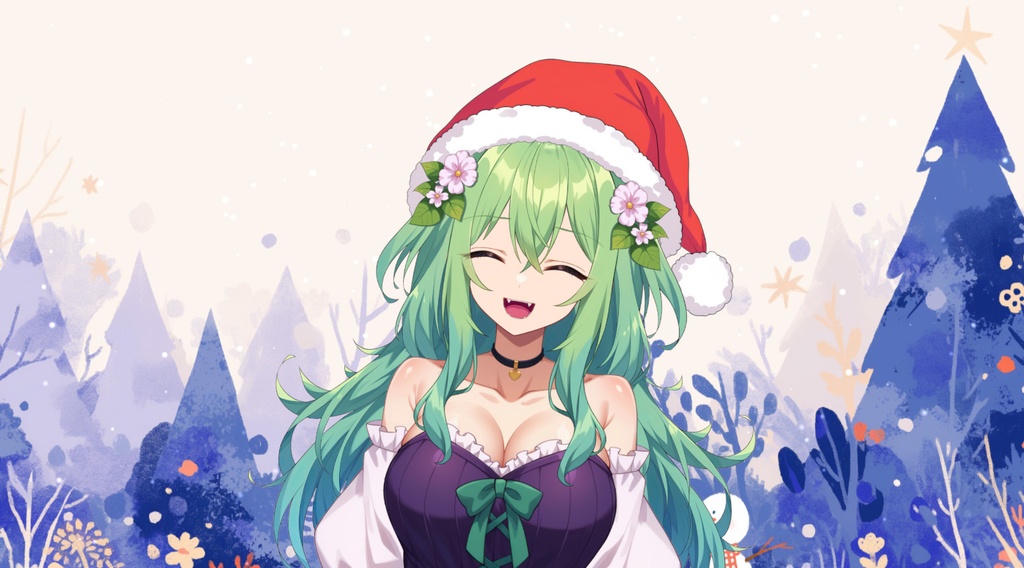 【Live2D】Garden Druid Girl, Live2D Premade Vtuber Model, Rigged Vtuber Model,PNGTuber,Cute, Fox,Cat,Chibi, Instant Download, Commercial Use