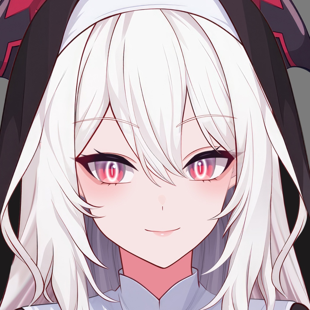 【Live2D】Succubus Nun Vtuber, Premade Vtuber Model, Rigged Vtuber, Demon Girl Vtuber, Female Vtuber - Instant Download For Vtube Studio - Commercial Use