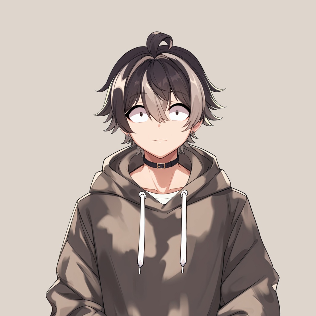 【Live2D】Moonrock Merc Boy Plus Frog Hoodie Outfit Toggle, Premade Live2D Male Vtuber, Rigged Vtuber Model, Instant Download, Commercial Use