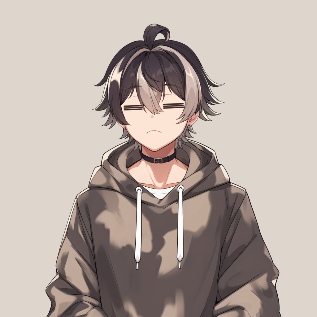 【Live2D】Moonrock Merc Boy Plus Shark Hoodie Outfit, Premade Live2D Male Vtuber, Rigged Vtuber Model, Instant Download, Free Commercial Use