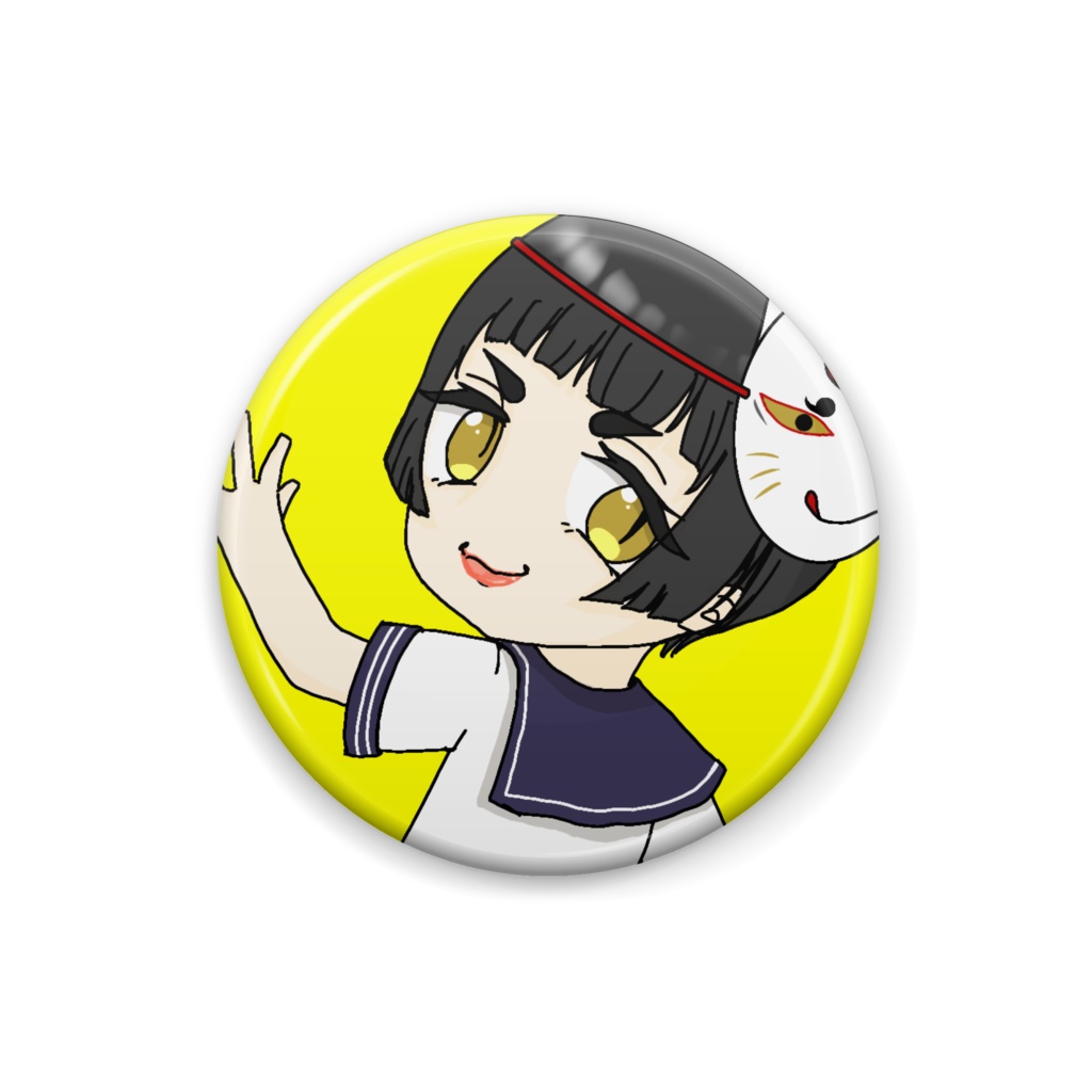 亜操ちゃんの缶バッジ