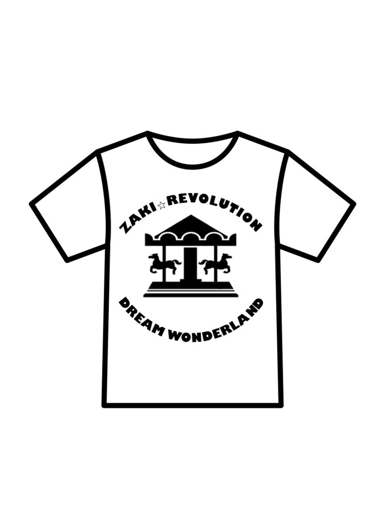 2024年生誕オリジナルグッズ　夢のWonderLAND Tシャツ