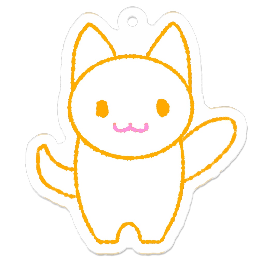 ねこアクキー【いーちゃんモデル】
