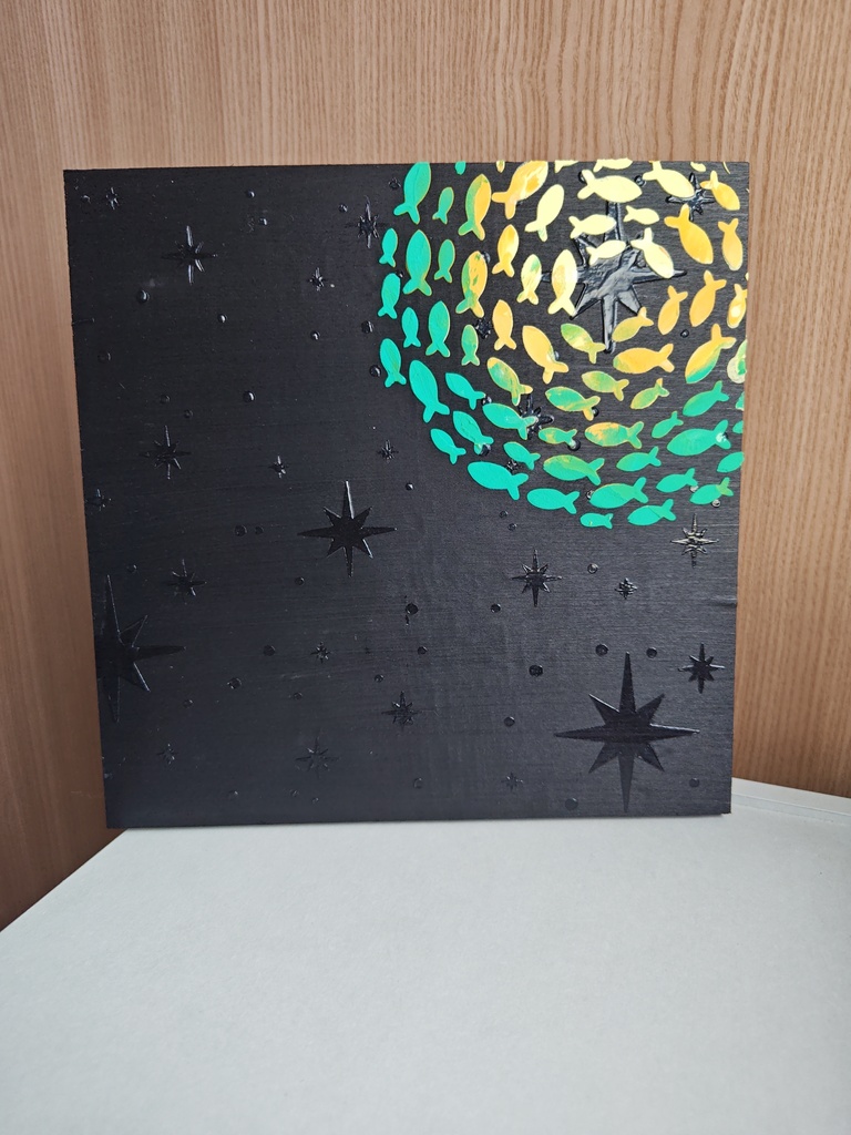 魚　インテリアアート