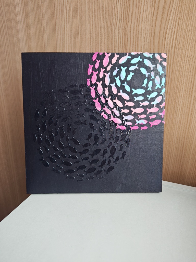 魚　インテリアアート