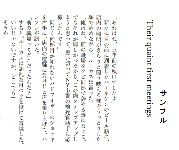 『The Side Stories That Could Have Been Told』PDF版