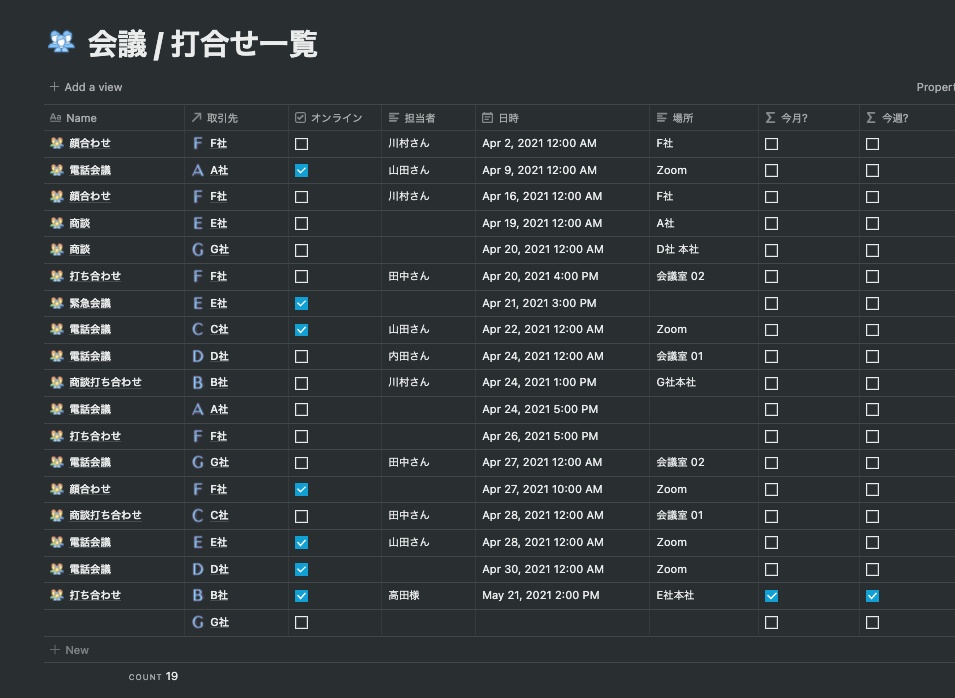 【Notion】 プロジェクト管理テンプレート