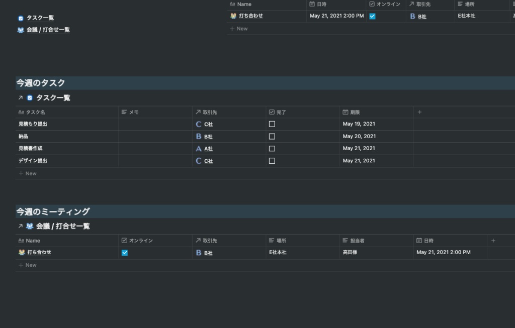 【Notion】 プロジェクト管理テンプレート