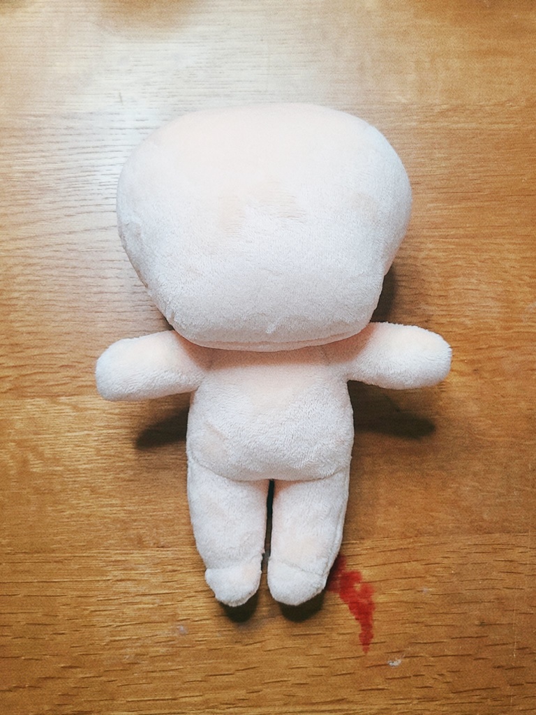 20cmぬいぐるみ型紙