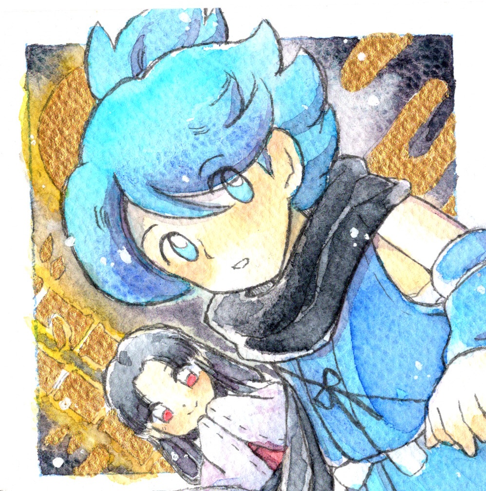 9×9サイズ 水彩ミニ原画