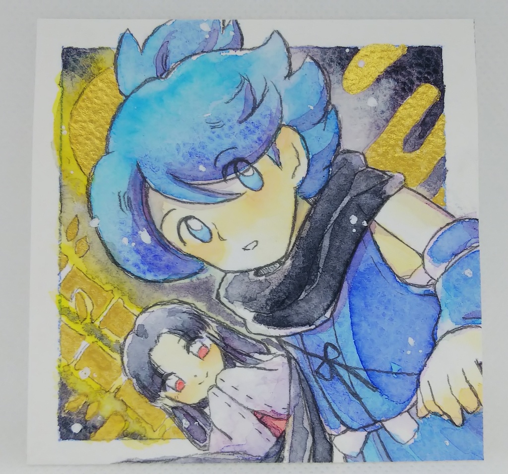 9×9サイズ 水彩ミニ原画