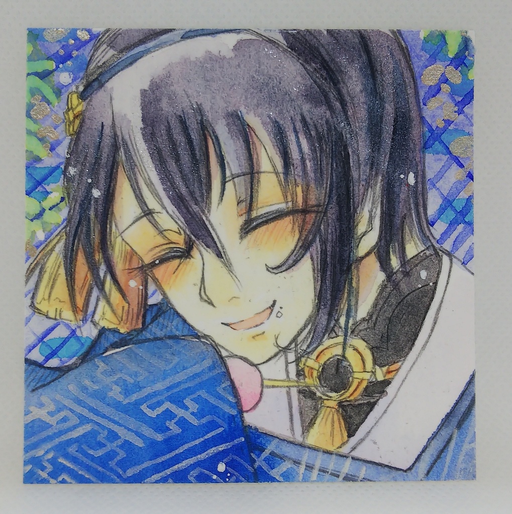 9×9サイズ 水彩ミニ原画 刀剣乱舞