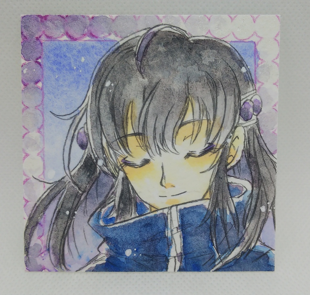 9×9サイズ 水彩ミニ原画 刀剣乱舞