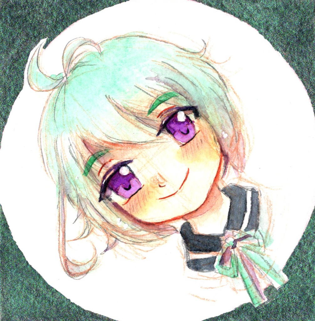 9×9サイズ 水彩ミニ原画 刀剣乱舞