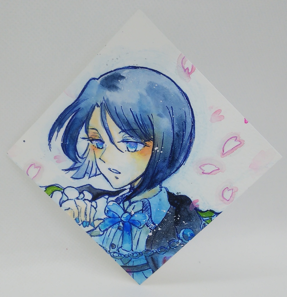 9×9サイズ 水彩ミニ原画 刀剣乱舞