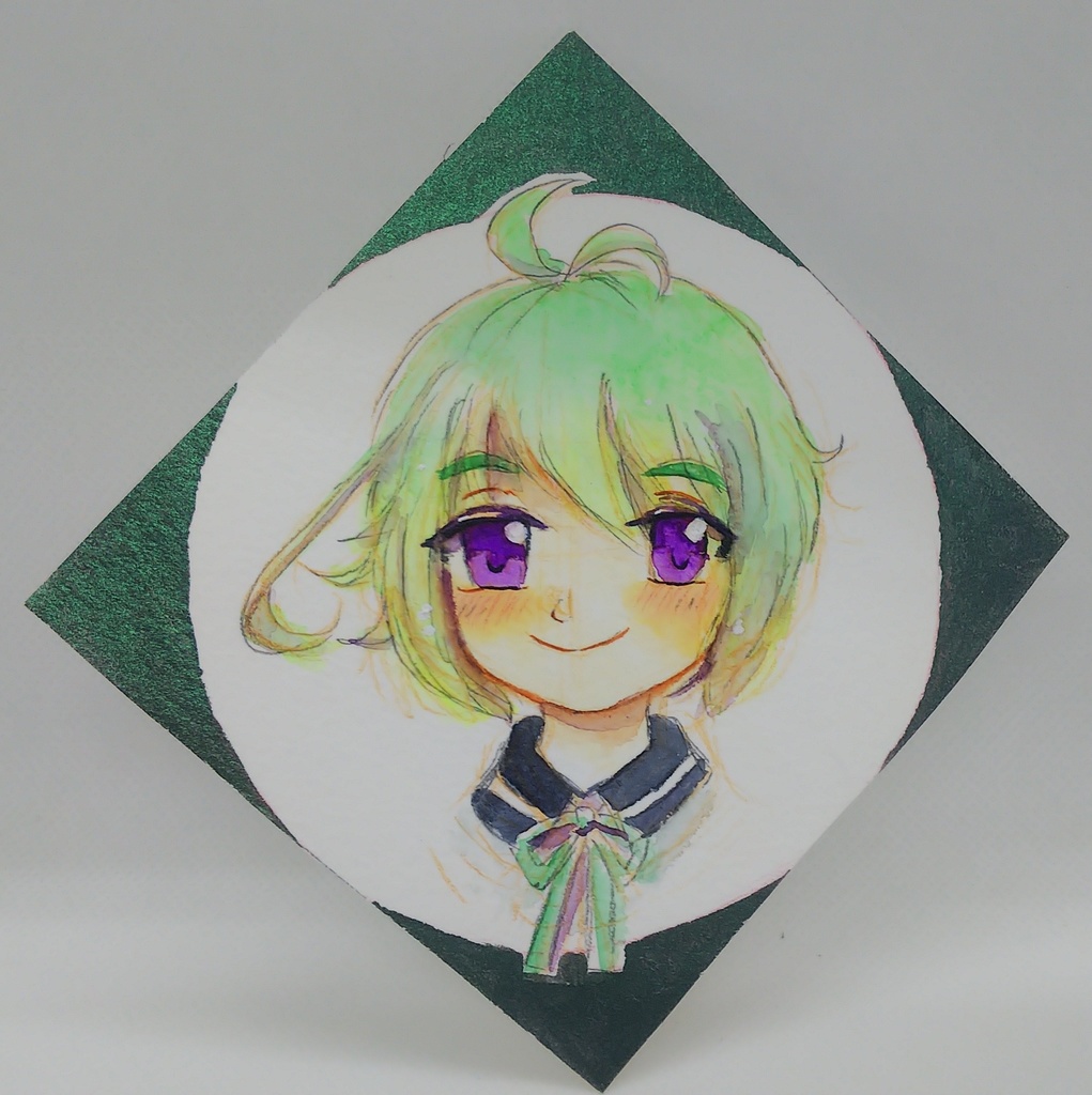 9×9サイズ 水彩ミニ原画 刀剣乱舞