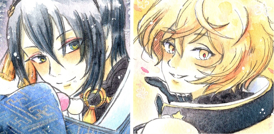 水彩ミニ原画 刀剣乱舞