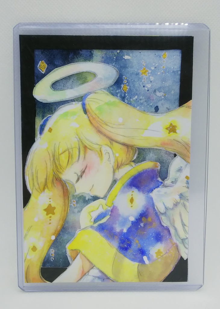 ポップンミュージック はがきサイズ 水彩原画