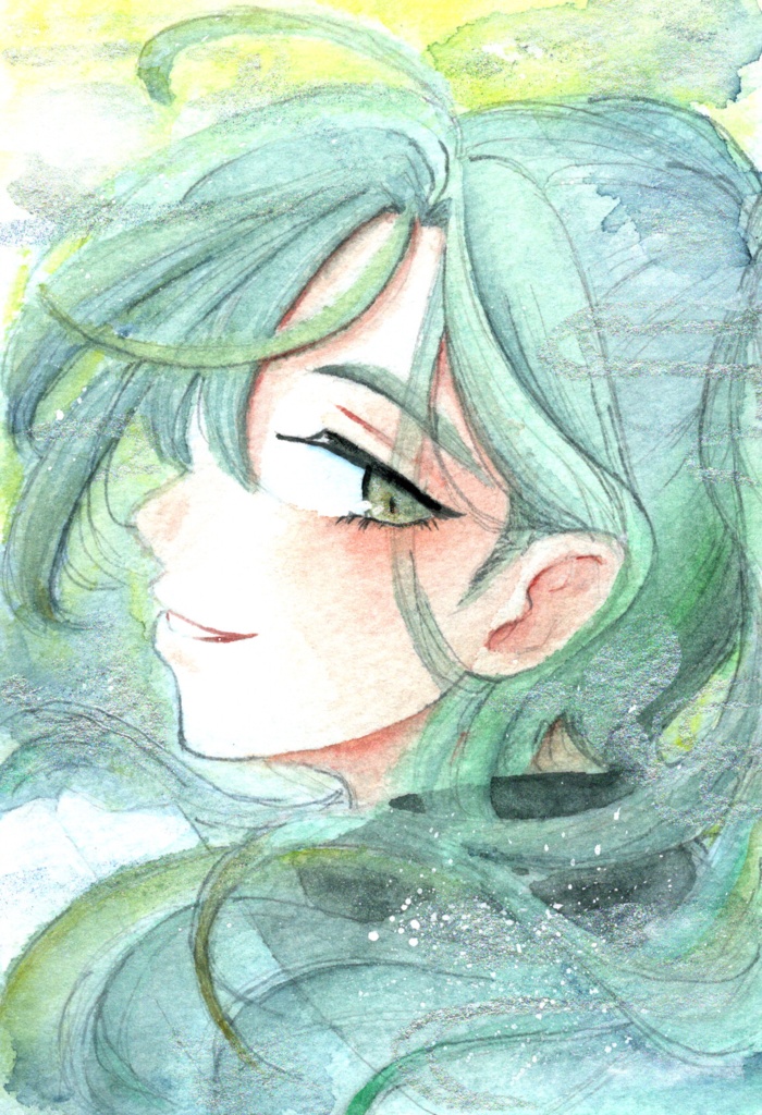 刀剣乱舞 【はがきサイズ 水彩原画】