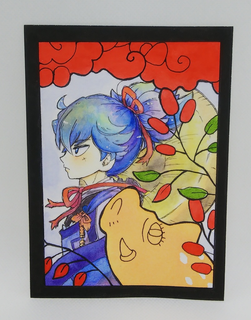 刀剣乱舞 【はがきサイズ 水彩原画】