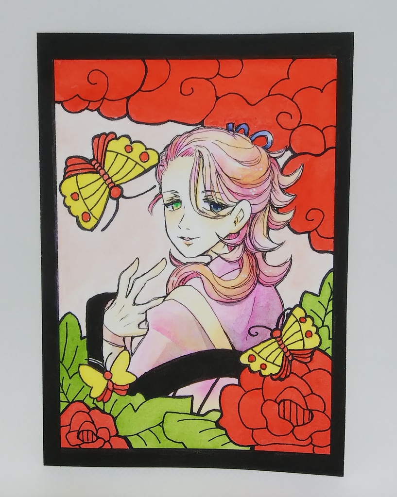 刀剣乱舞 【はがきサイズ 水彩原画】