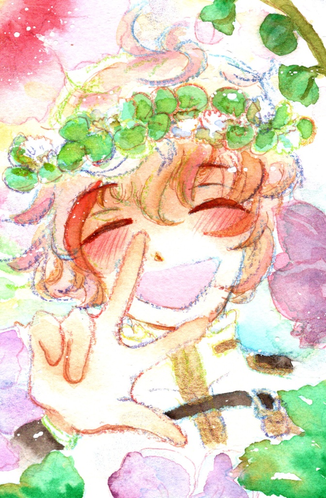 刀剣乱舞 【はがきサイズ 水彩原画】