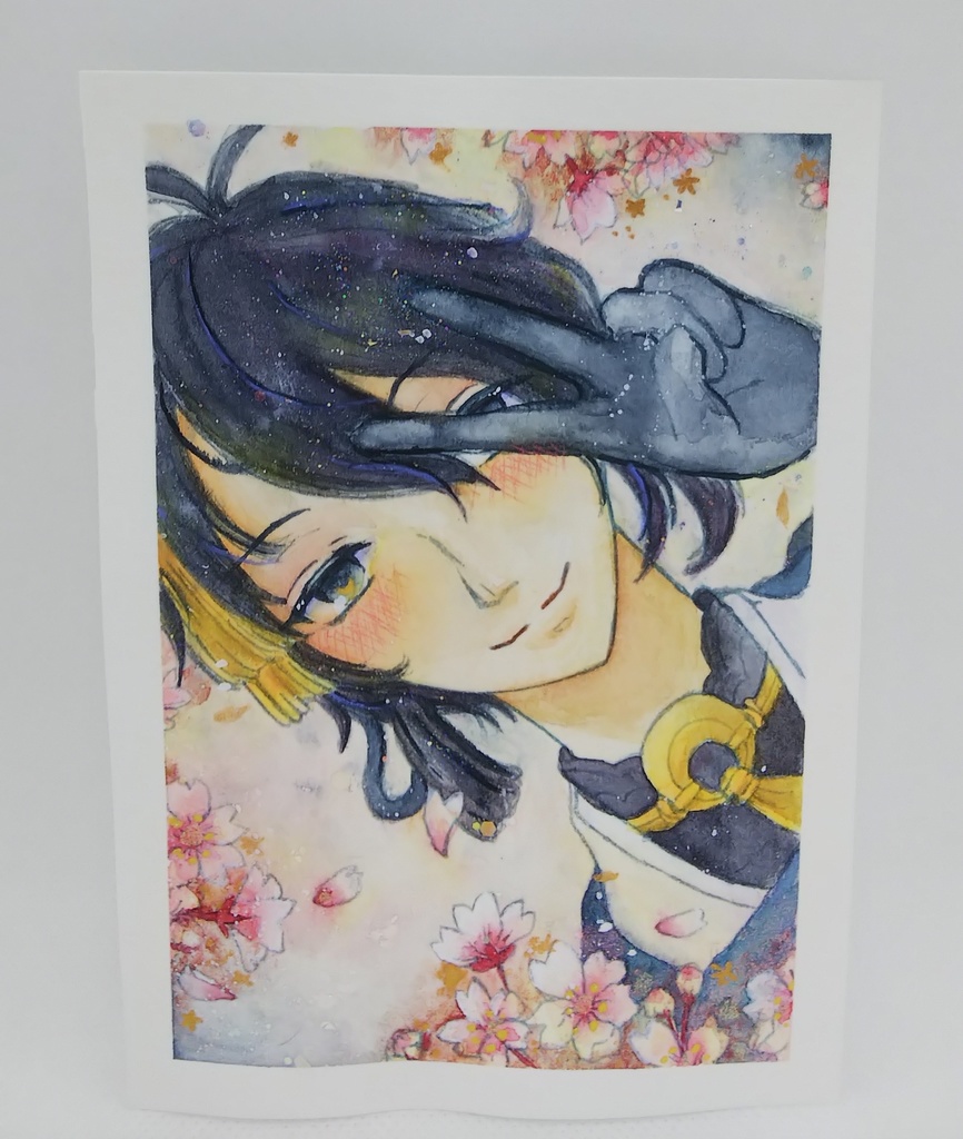 刀剣乱舞 【はがきサイズ 水彩原画】