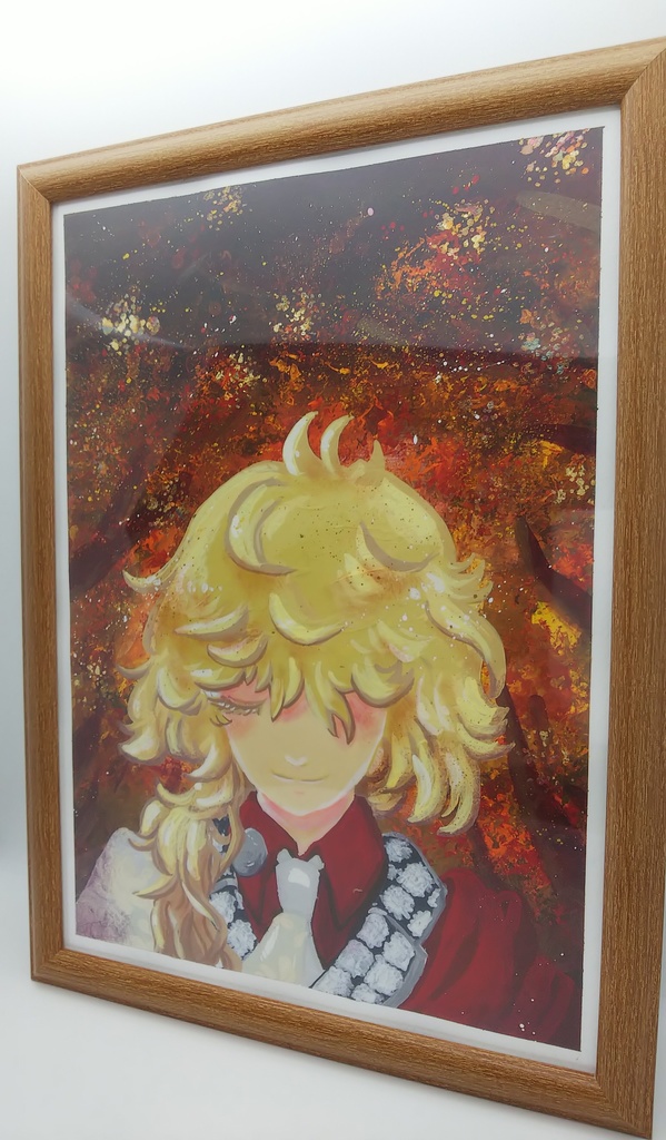 一文字則宗【A4サイズアクリルガッシュ原画】