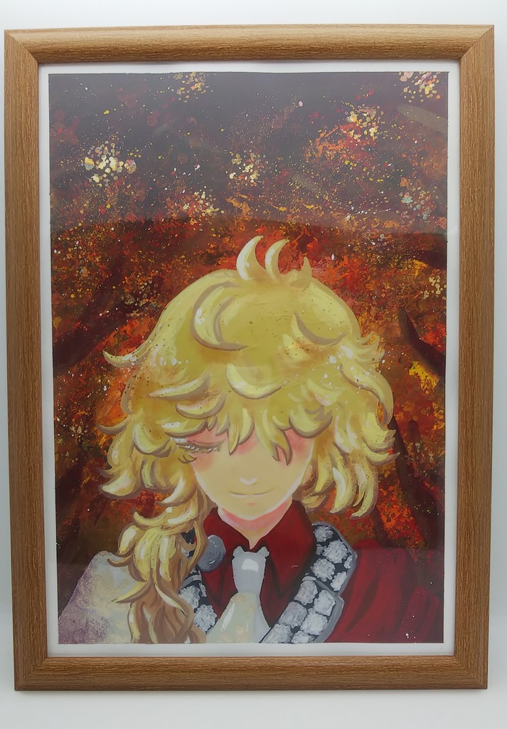 一文字則宗【A4サイズアクリルガッシュ原画】