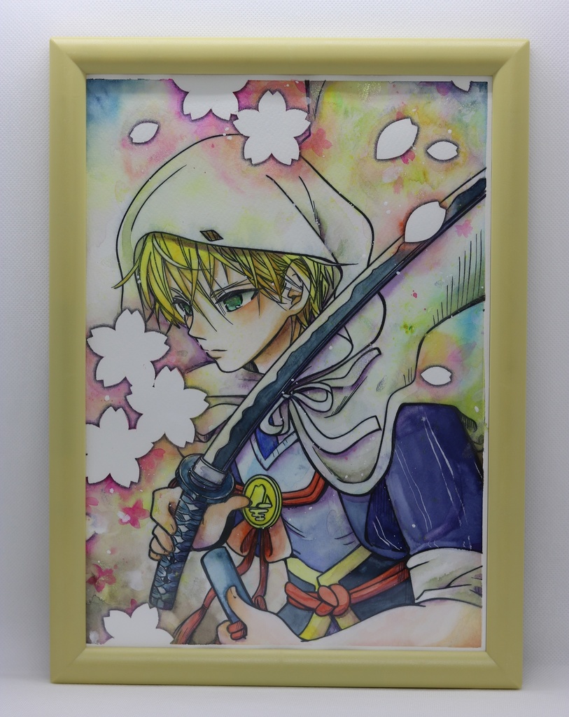 山姥切国広【A4サイズ 透明水彩原画】