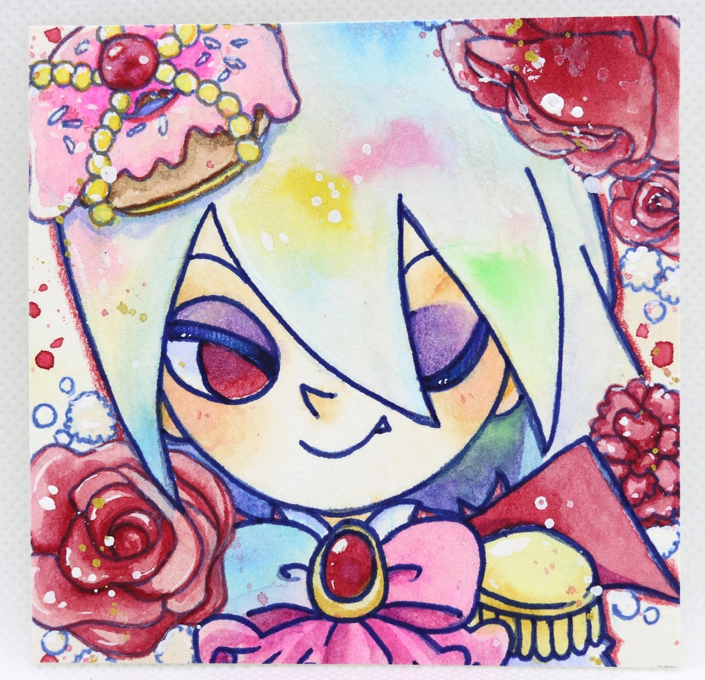 ユーリ【9×9サイズ 水彩原画】